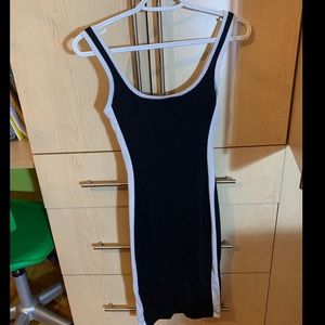 Black and white dress